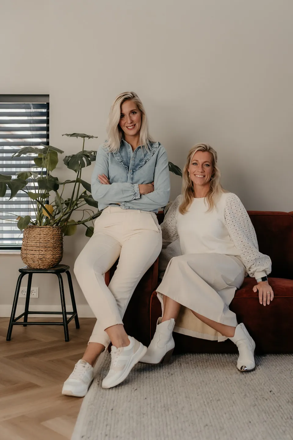Kim Honcoop (links) en Mieke van Bavel (rechts)
